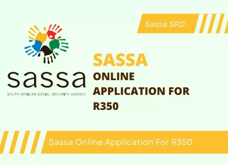Sassa Online Application For R350 2023